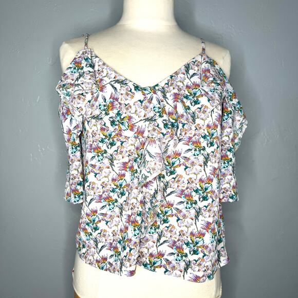Boho Floral Off--the- Shoulder Blouse – Size 4 (US) - Picture 3 of 9